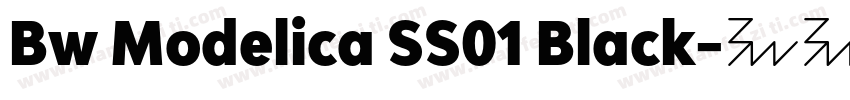 Bw Modelica SS01 Black字体转换